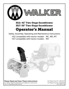 Operator's Manual (6670-16)