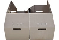 Dump Bins Pair Front