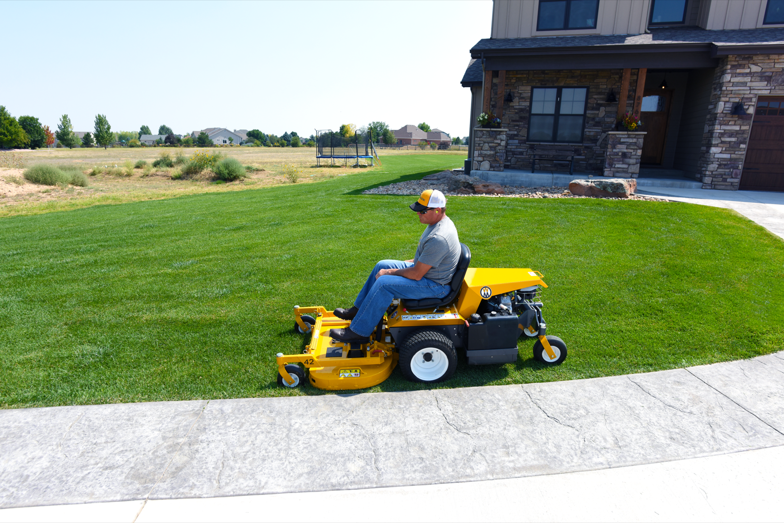The Walker Model B18 Commercial Lawn Mower