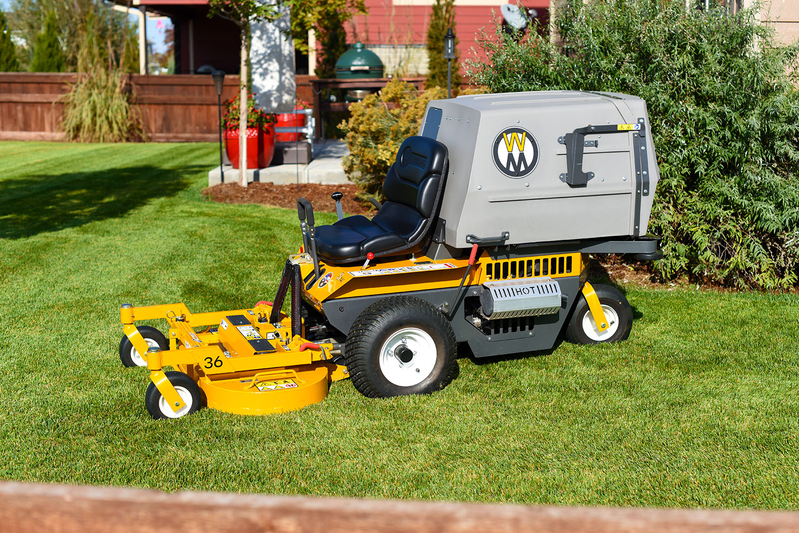 The Walker Model S14i Commercial Lawn Mower